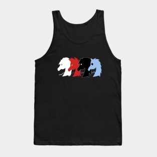 Horsemen Horses Emblem (Custom) - War (backside) Tank Top